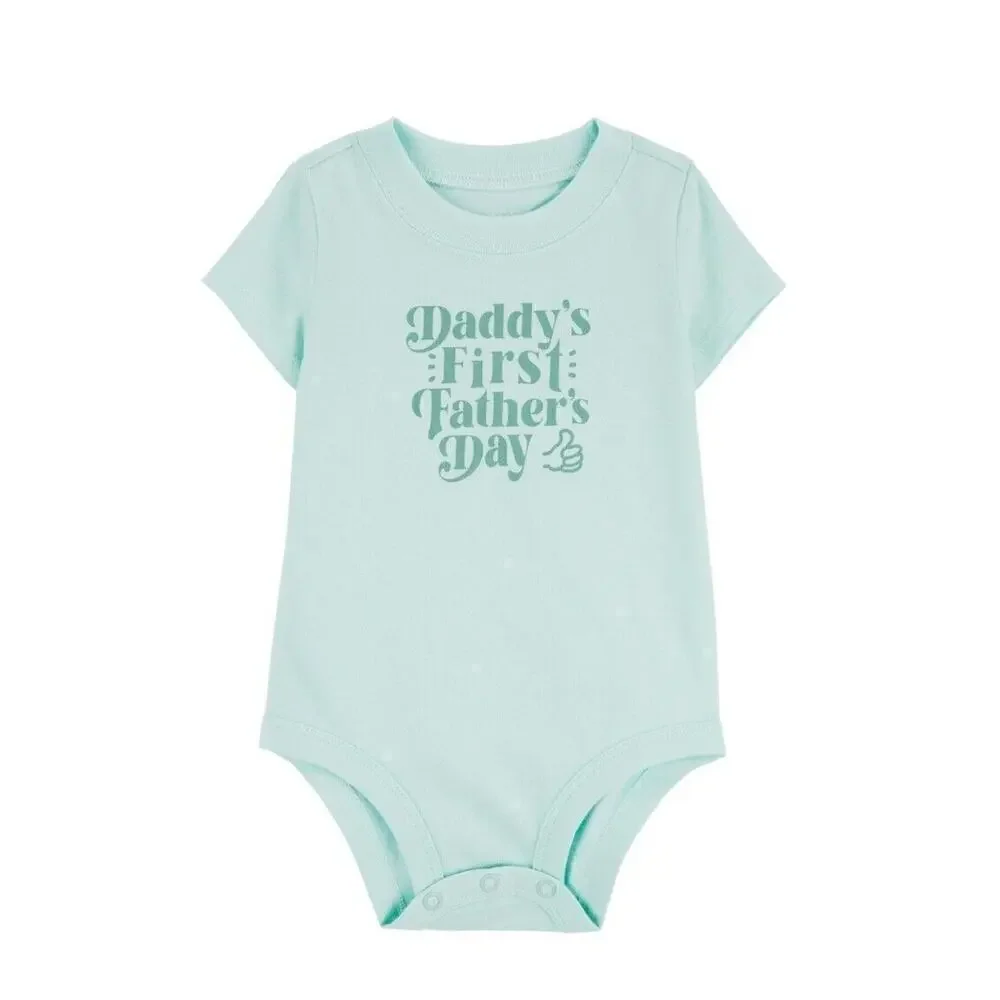 Baby First Father's Day Cotton Bodysuit From Carter's 24 Months